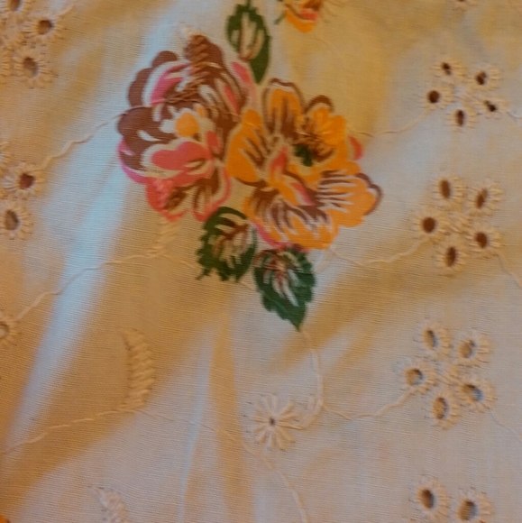 Gifted BOHO floral midi dress peach, with Free scarf and belt - Picture 4 of 10